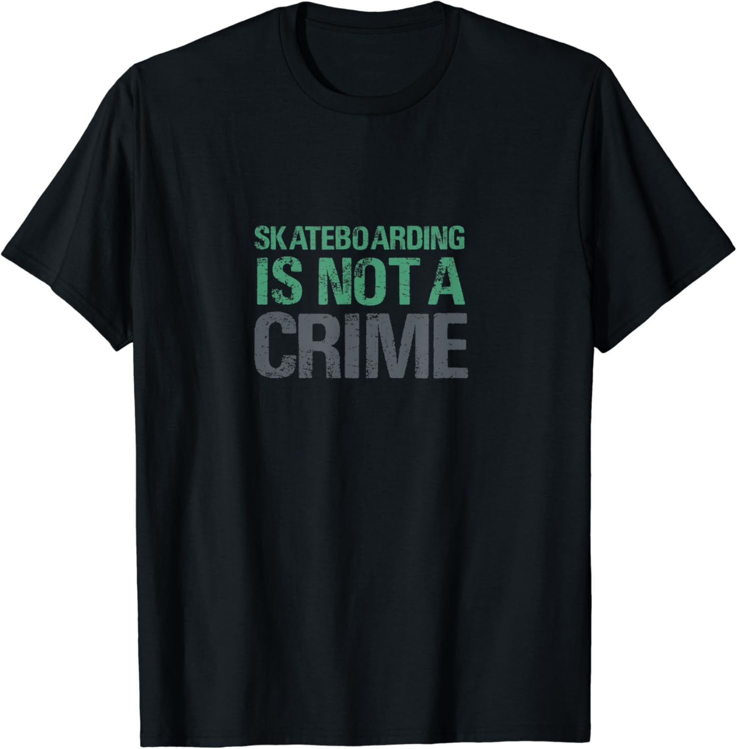 Skateboarding Is Not A Crime TShirt Amazon.co.uk Fashion
